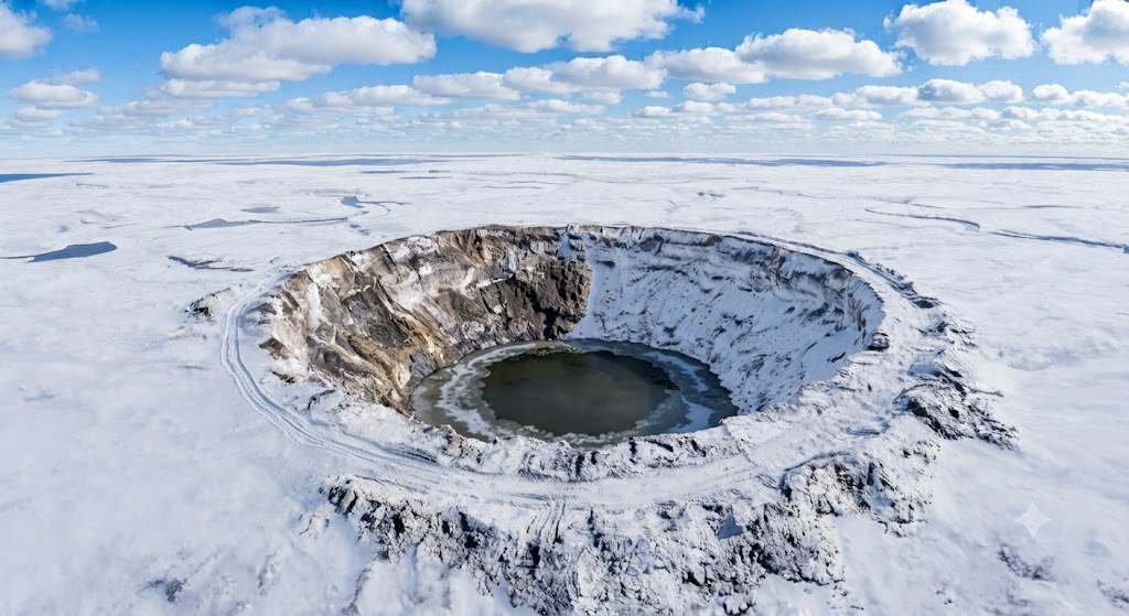 Buraco Península de Yamal-Rússia