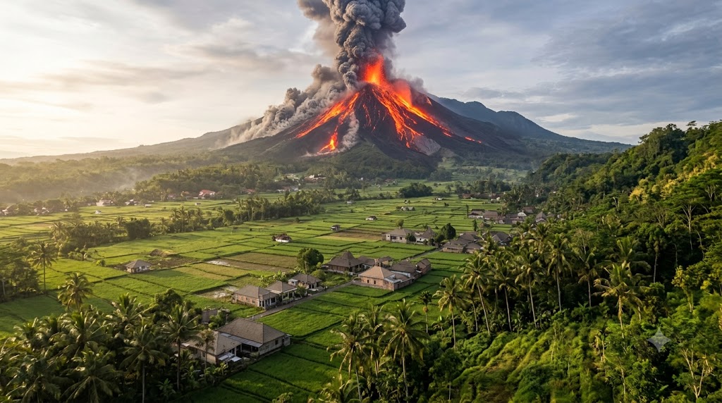 Vulcão Merapi - Indonésia