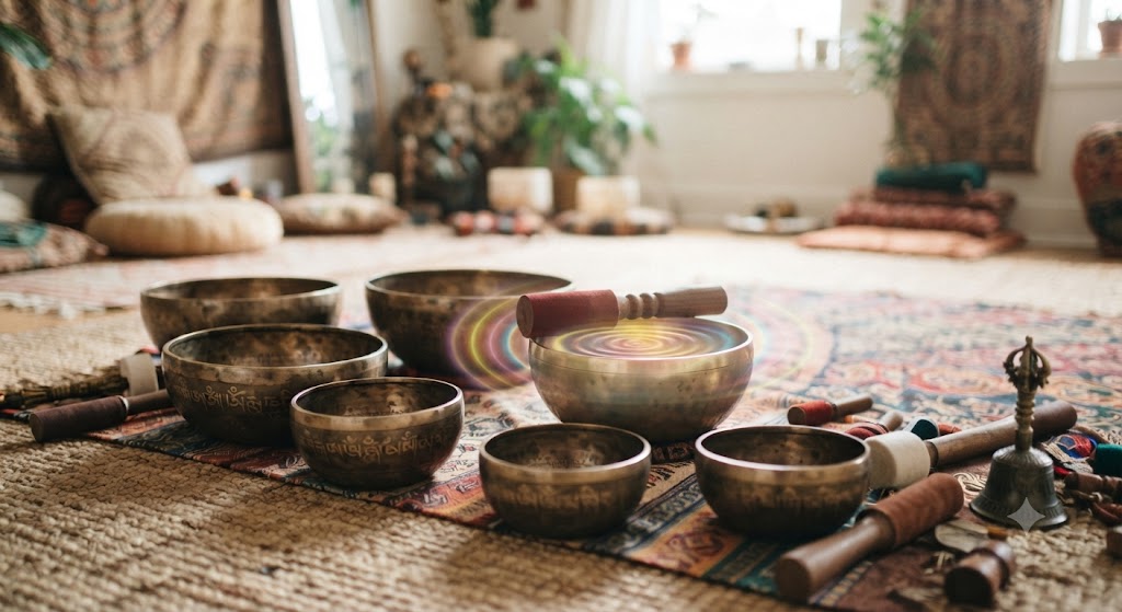 Taças Tibetanas Usadas na Música