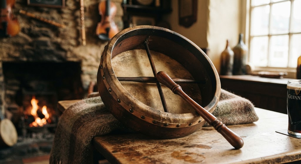 Bodhrán ou Tambor de Moldura
