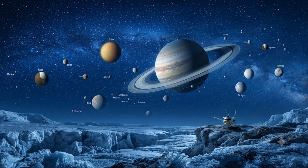 Luas de Saturno