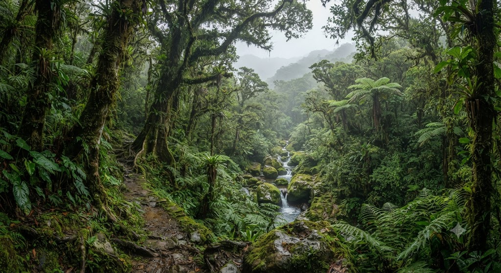 Floresta Monteverde na Costa Rica
