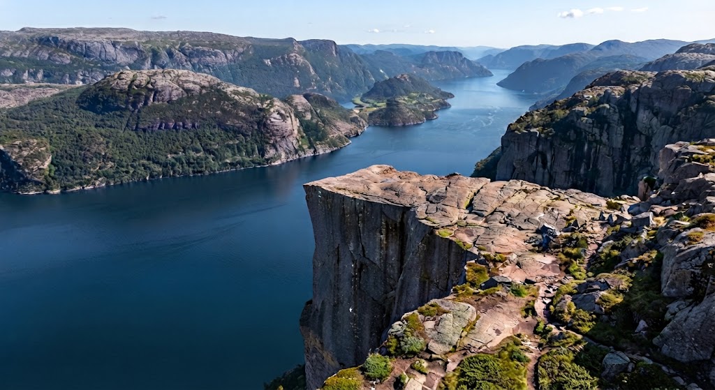 Falésia Preikestolen Noruega
