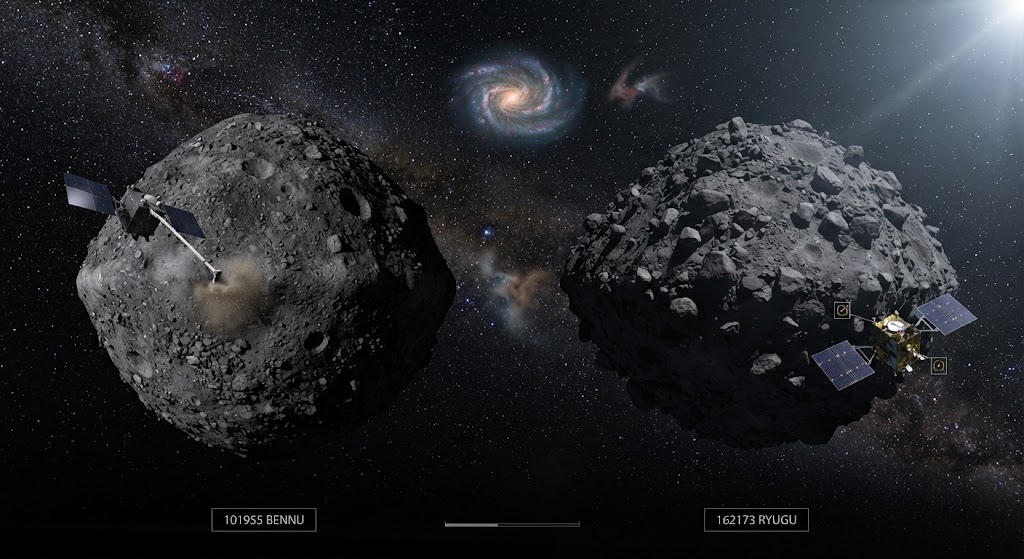 Asteroides Bennu e Ryugu